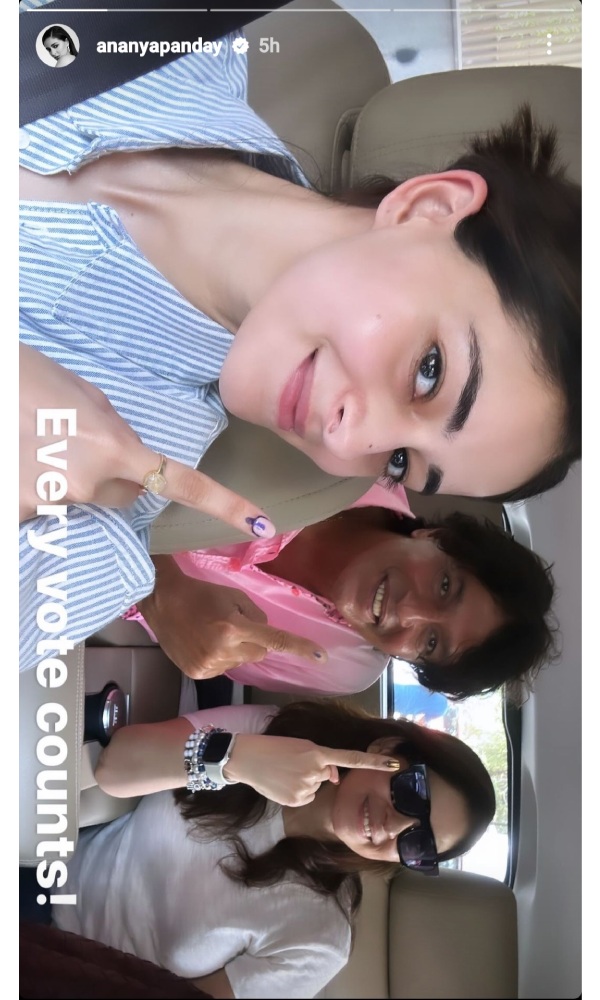 Every Vote Counts Says Ananya Panday