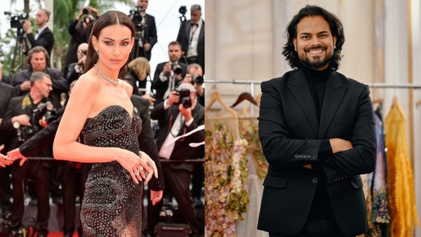 Cannes 2024 Paola Turani Dazzles In Rahul Mishra s Couture
