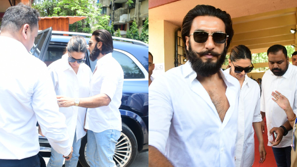 Deepika Flaunts Baby Bump As She Arrives To Cast Vote Deepika Flaunts Baby Bump As She Arrives To Cast Vote