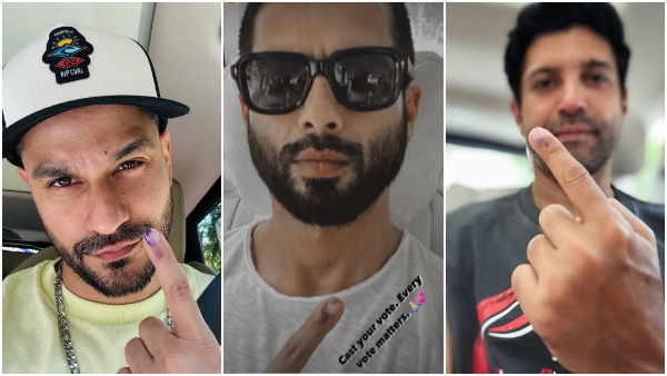 Lok Sabha Elections 2024: Shahid Kapoor, Kunal Kemmu, Farhan Akhtar Flaunt Inked Fingers