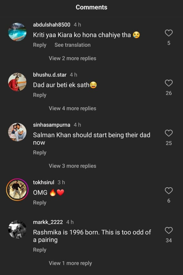 Salman Rashmika pair trolled