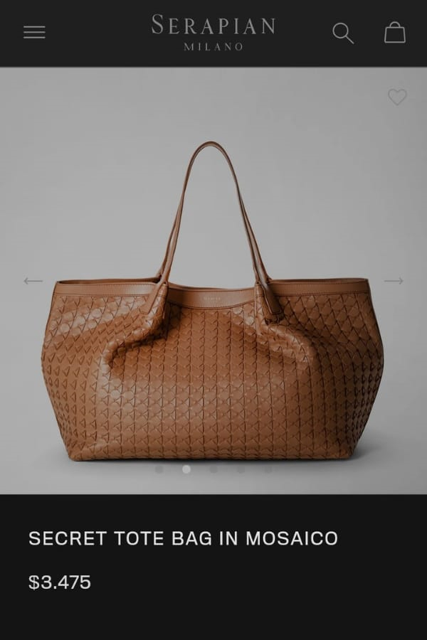 Serpian Milano tote bag Serpian Milano tote bag