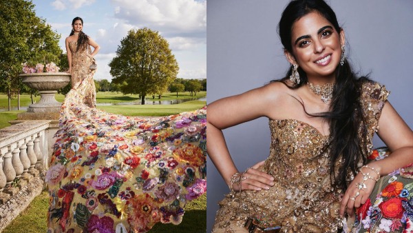 Met Gala 2024 Isha Ambani Graces In Rahul Mishra Creation