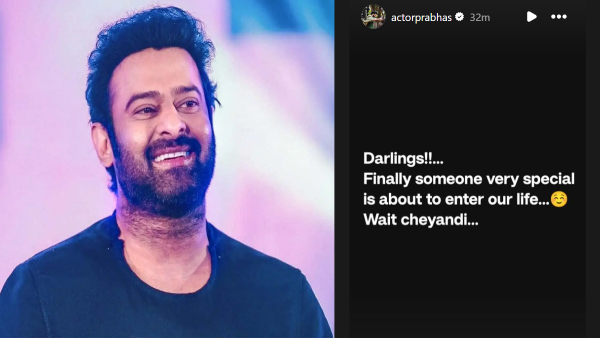 Prabhas Instagram Status About Special Someone Goes Viral