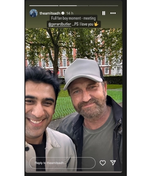 Amit Sadh Meets Gerard Butler