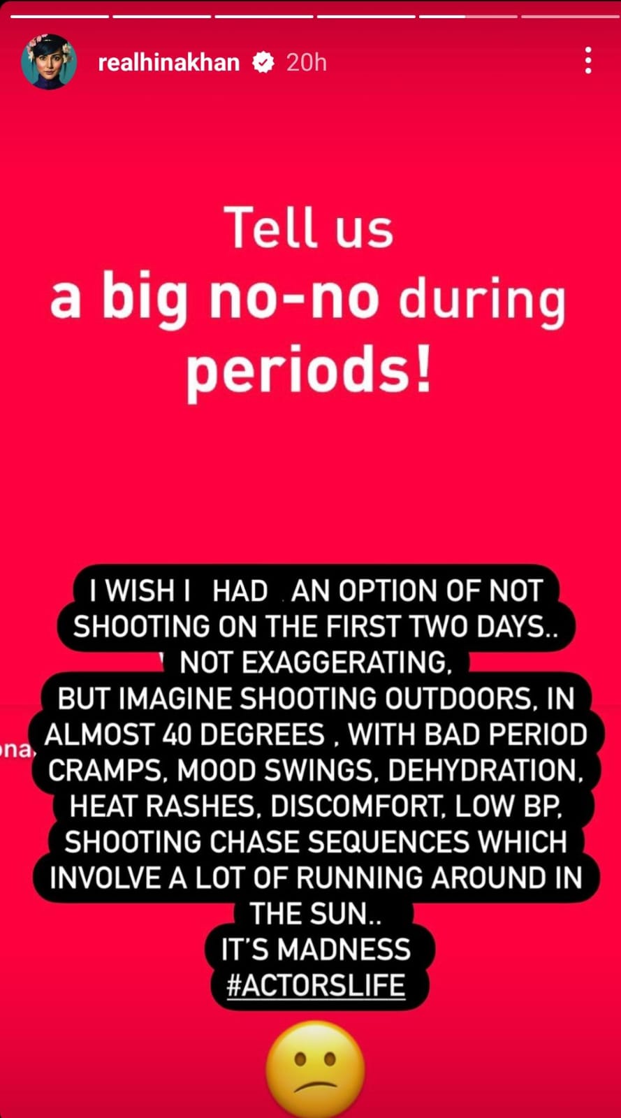 TV News Updates: Hina Khan Sparks Online Debate, Advocates for Actresses' Period Leave