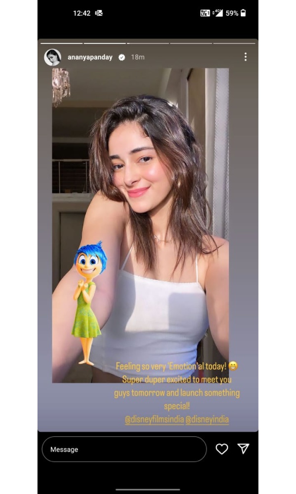 Ananya Panday Inside Out 2 Ananya Panday Inside Out 2