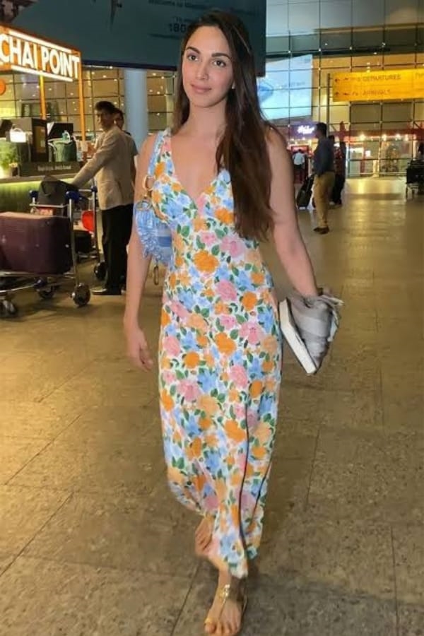Kiara Advani floral maxi dress Kiara Advani floral maxi dress