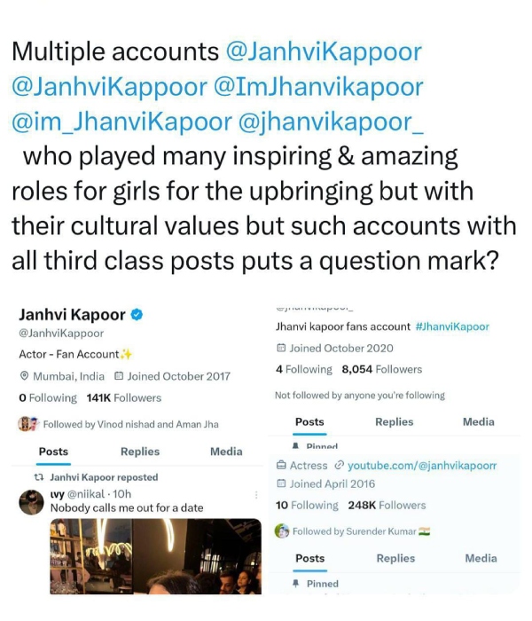 Janhvi Kapoor Twitter Account Is Janhvi Kapoor Active On X