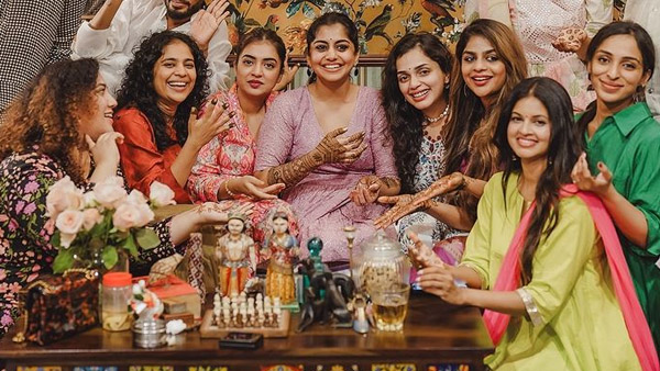 Meera Nandan s Wedding Kicks Off With Starry Mehndi