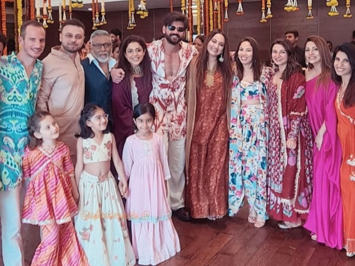 Bollywood Updates: FIRST PIC From Sonakshi Sinha-Zaheer's Mehendi Goes VIRAL