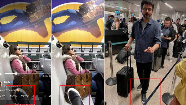 Vijay Linked To Mystery Shoe In Trisha s Instagram Story