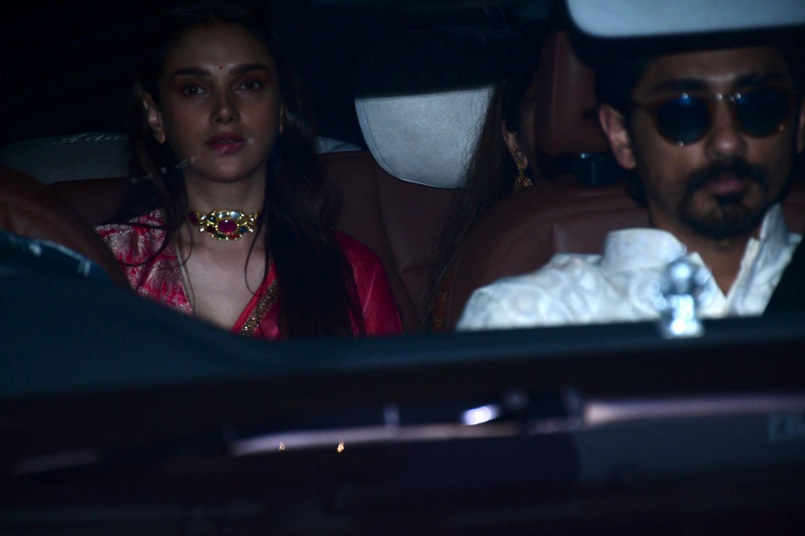 Sonakshi Sinha's Heeramandi Co-Star Aditi Rao Hydari Arrives For Wedding Reception