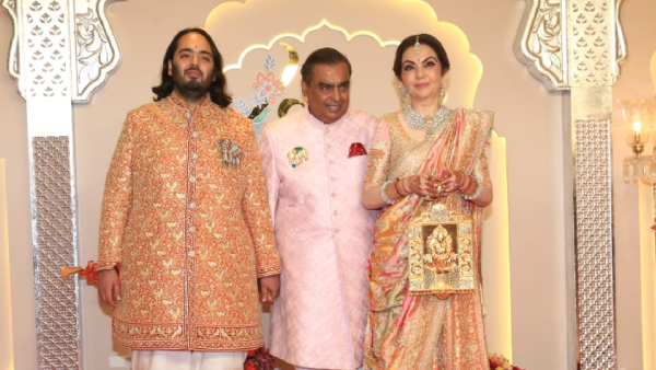 Groom Anant Ambani s First Look Out Groom Anant Ambani s First Look Out