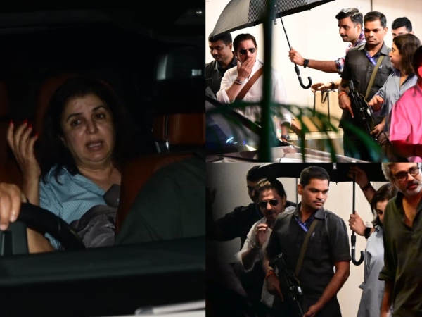 Entertainment Live Updates: Farah Khan's First Appearance After Mother's Death; SRK Hugs Her