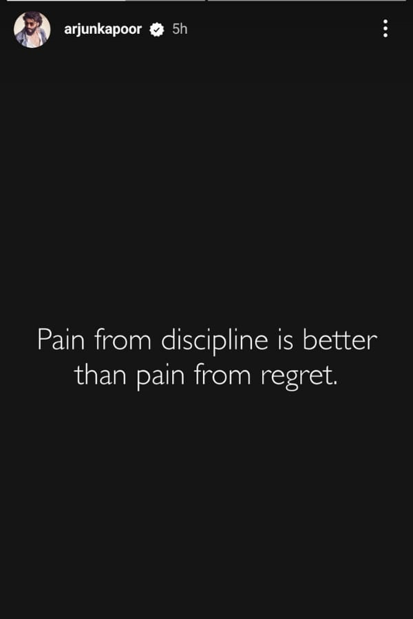 Arjun Kapoor Shares Cryptic Post Amid Break Up Rumours With Malaika Arora