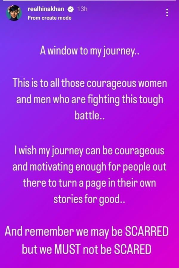 Entertainment Live Updates: Hina Khan Opens Up On Her Breast Cancer Journey; Calls It 'Tough Battle'