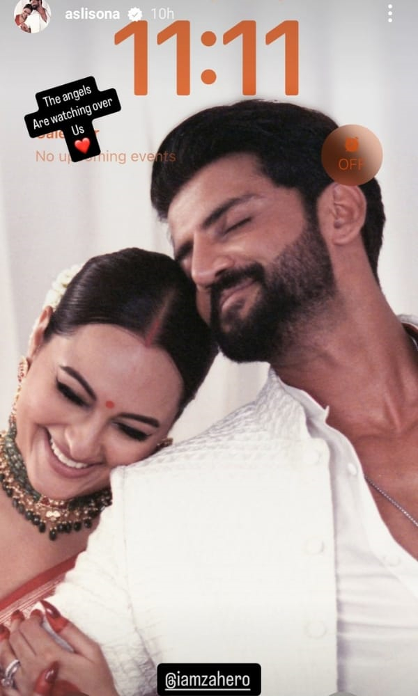 Sonakshi Sinha Makes Us Go 'Aww' With Her Phone Wallpaper Ft. Her With Hubby Zaheer Iqbal