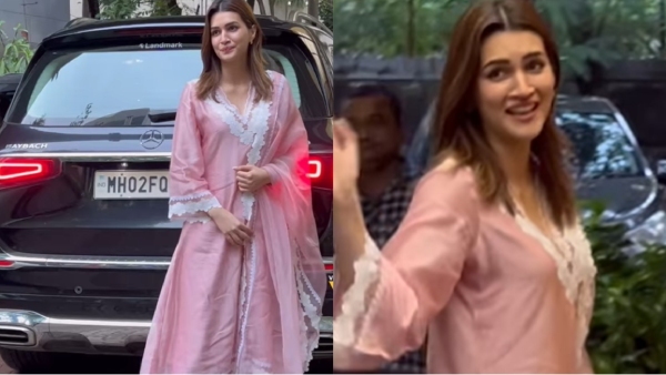 Kriti Sanon Wins Internet s Heart In Surreal Pink Kurta Set