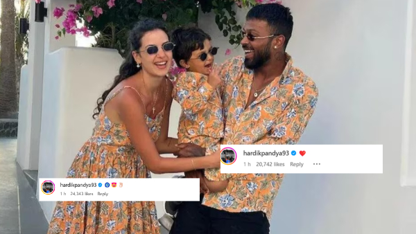 Hardik Pandya Is All Hearts In Natasa Stankovic s Post