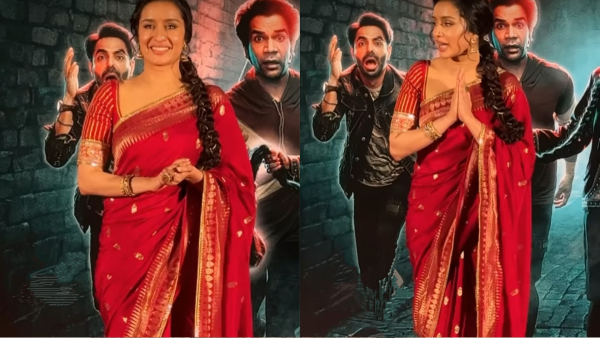 Stree 2 Trailer Launch Shraddha Kapoor In Red Saree Stree 2 Trailer Launch Shraddha Kapoor In Red Saree