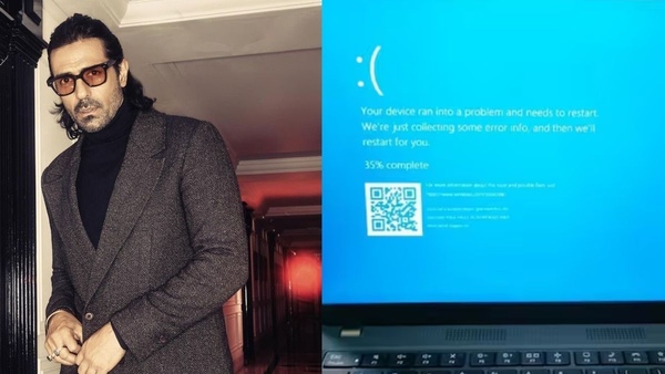 Arjun Rampal Affected By Microsoft Outage