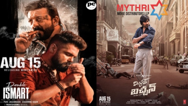 Ravi Teja amp amp Puri Jagannadh unhappy as Mr Bachchan and Double iSmart Clash