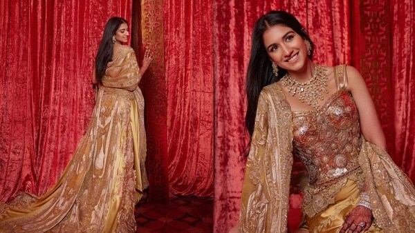 Radhika Merchant Reception Look REVEALED