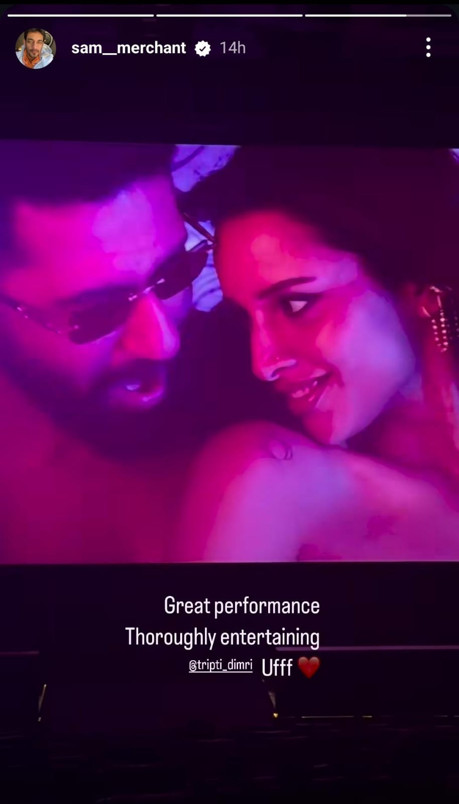 Triptii Dimri's Rumoured Beau Sam Merchant Reviews 'Bad News'