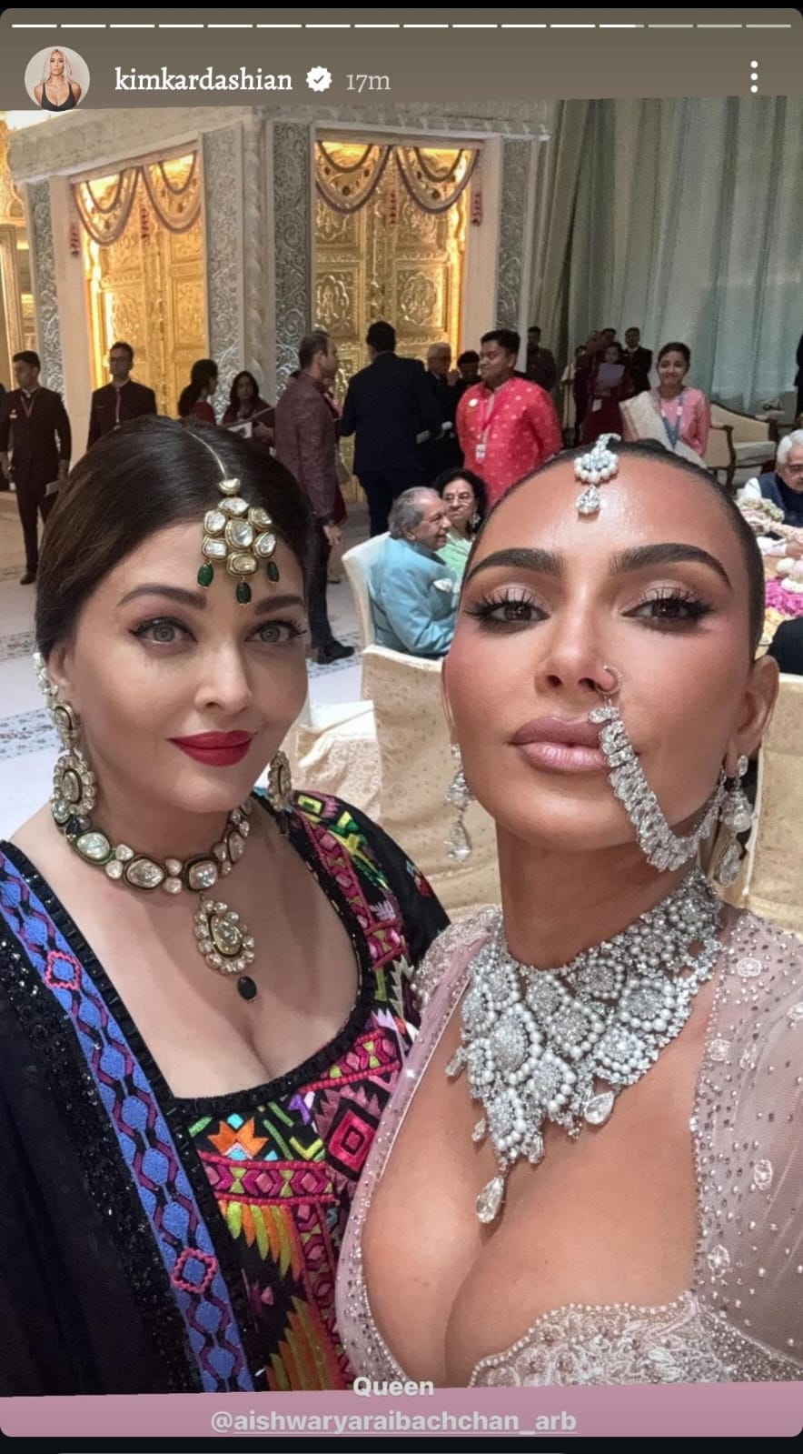 Aishwarya Rai Bachchan & Kim Kardashian Come Together For A Quick Selfie