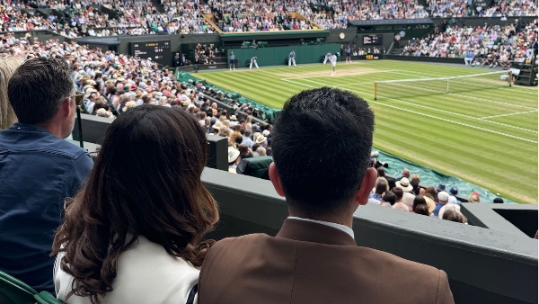 Wimbledon 2024 Final Parineeti Chopra Enjoys Finale Match Wimbledon 2024 Final Parineeti Chopra Enjoys Finale Match