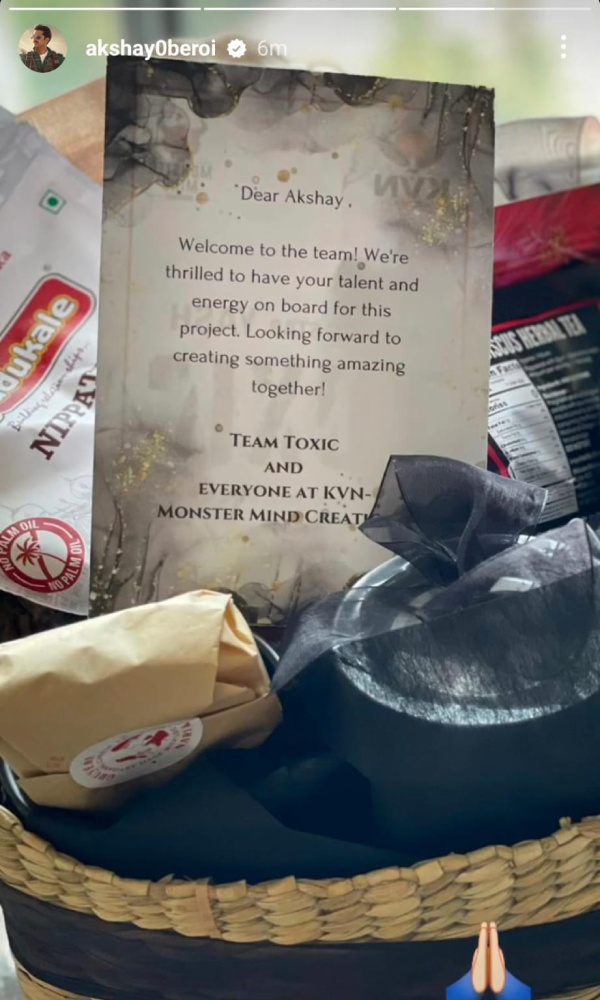 Toxic Cast Update Akshay Oberoi