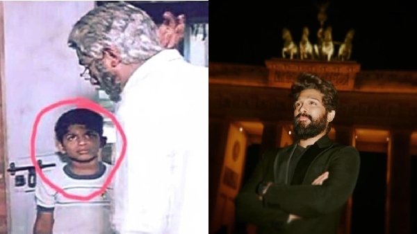 Allu Arjun Shared Screen With Kamal Haasan As A Child Artist Allu Arjun Shared Screen With Kamal Haasan As A Child Artist