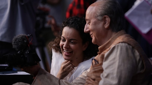 Kangana Ranaut Drops BTS Photos from Emergency Sets