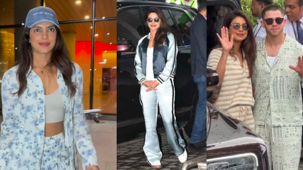 Priyanka Chopra Arrives In Style Wearing Floral Co-ord Set