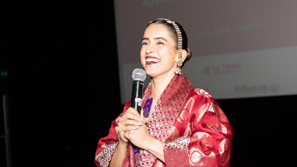 Mrs Sanya Malhotra s Film Receives Standing Ovation Mrs Sanya Malhotra s Film Receives Standing Ovation