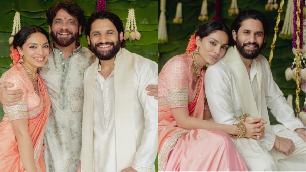 Naga Chaitanya amp amp Sobhita Dhulipala Engagement PICS OUT Now