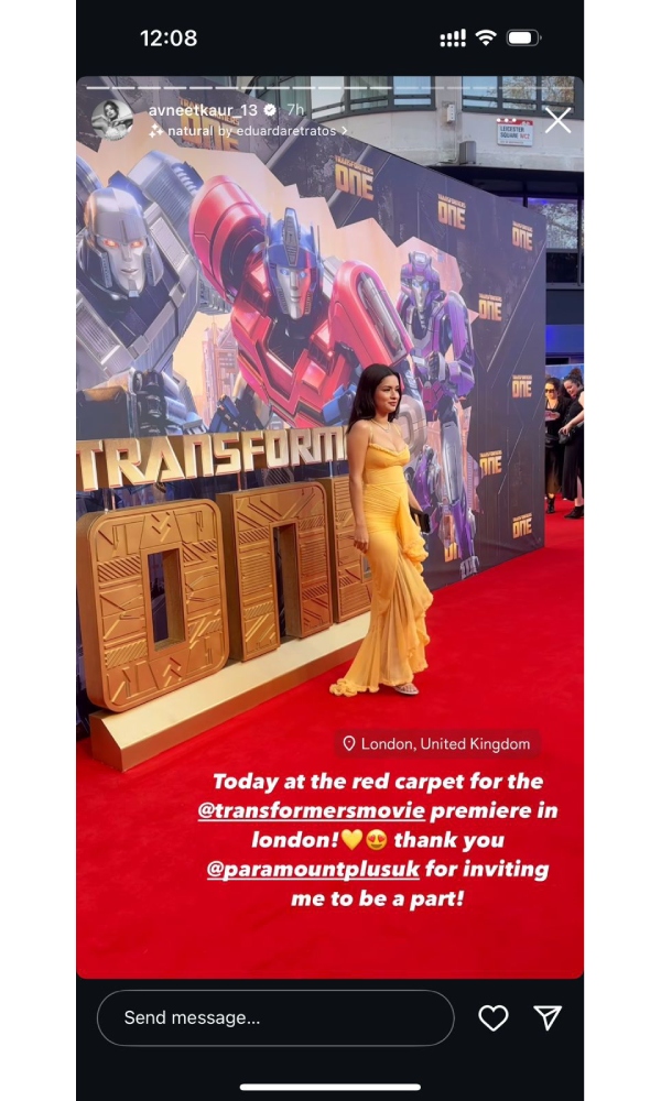 Avneet Kaur At Transformers Premiere