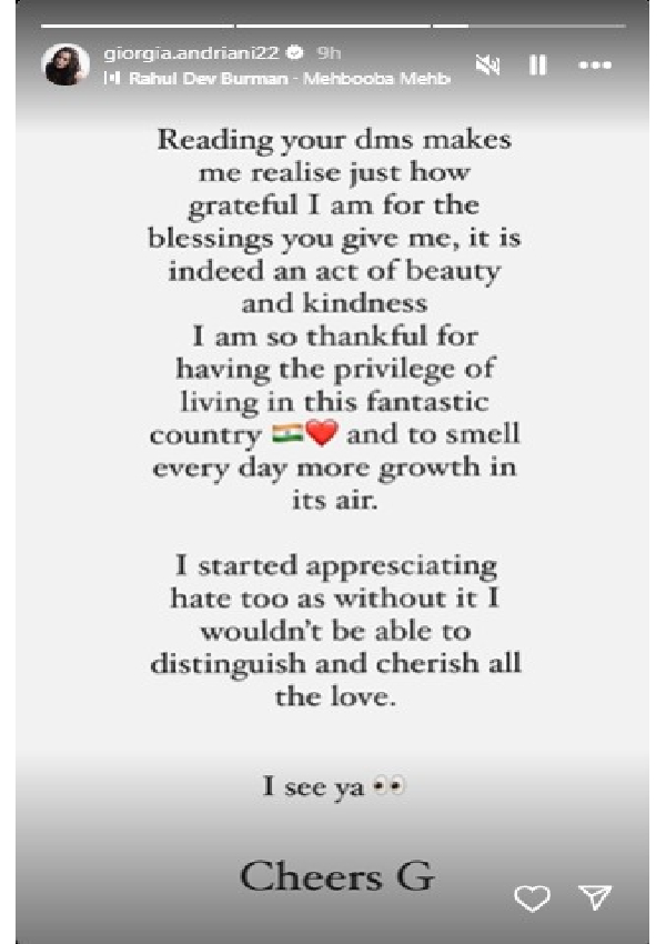 Giorgia Andriani Celebrates Six Years In India