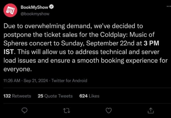 Coldplay BMS Coldplay BMS