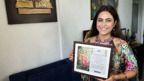 Madhurima Tuli Celebrates Ganesh Utsav by Planting 100 Trees Madhurima Tuli Celebrates Ganesh Utsav by Planting 100 Trees