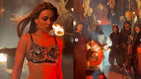 Nia Sharma Narrowly Escapes Fire On Suhagan Chudail Sets