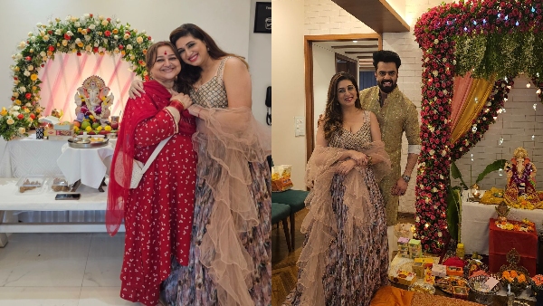 Actress Vahbiz Dorabjee Embraces Ganesh Chaturthi Spirit