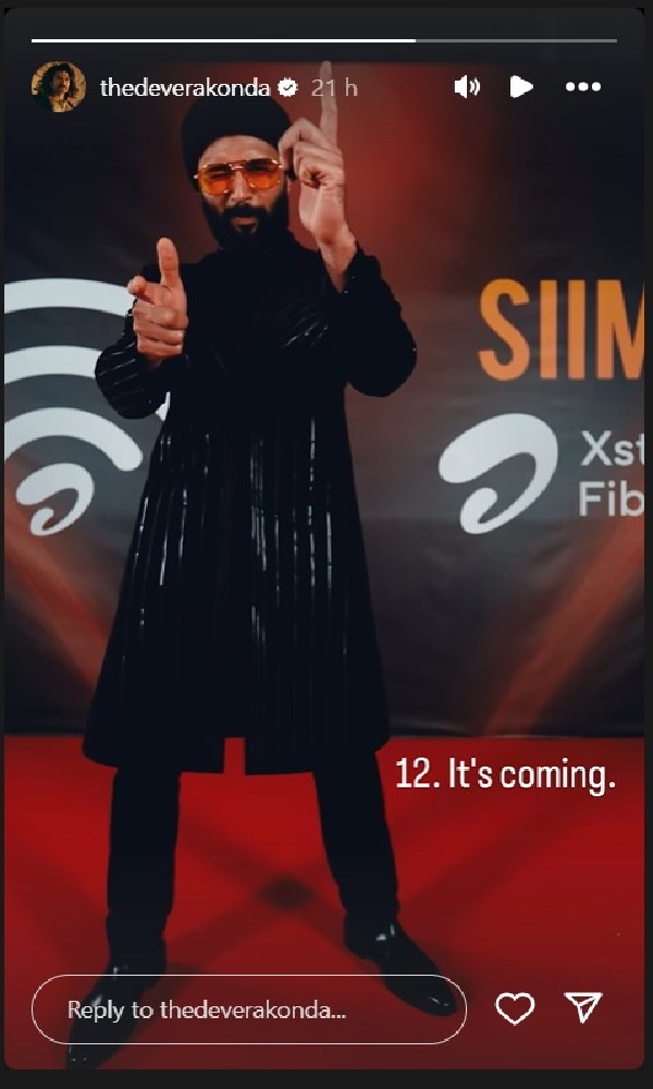 Vijay Deverakonda Shares A Special Hint Related To VD12