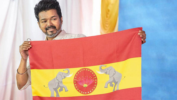 Vijay s Tamilaga Vettri Kazhagam TVK Flag Update