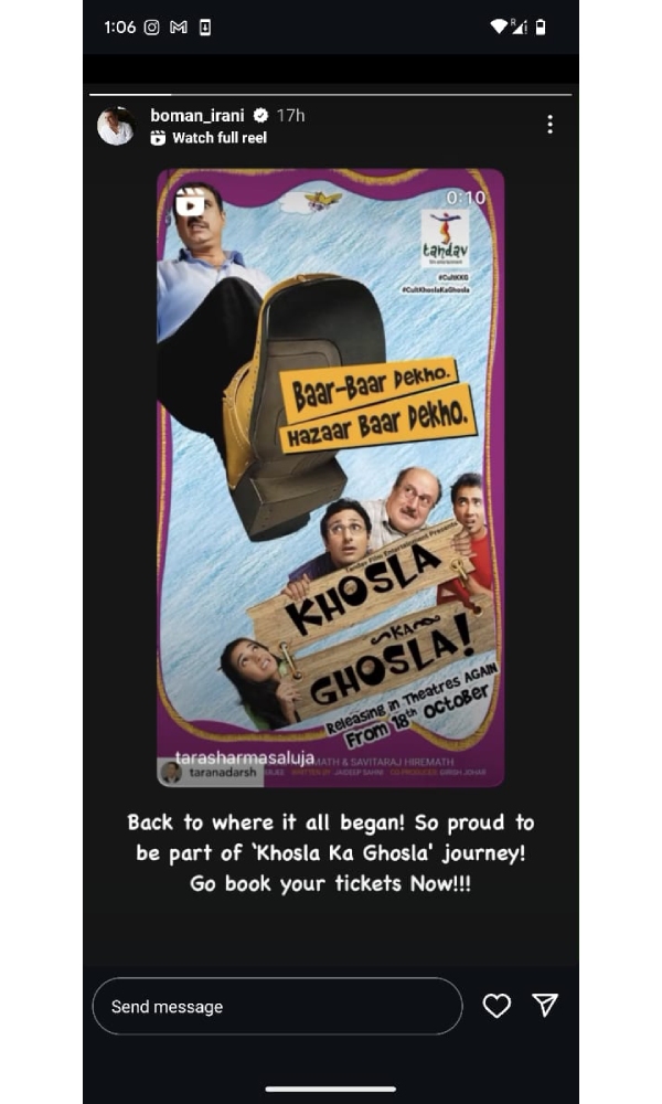 Boman Irani Reacts To The Re-release Of Khosla Ka Ghosla