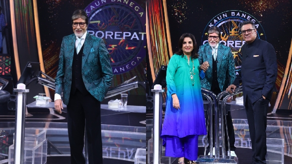 KBC 16 Farah Khan And Boman Irani Join Amitabh Bachchan