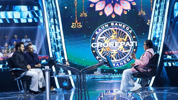 KBC 16 Amitabh Bachchan And Varun Dhawan On Fatherhood