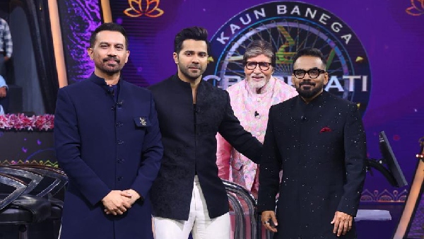 KBC 16 Amitabh Bachchan And Varun Dhawan On Fatherhood