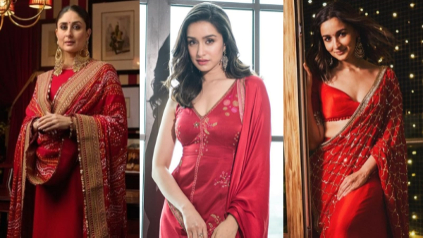 Bollywood Celebs Inspired Red Ethnic Dresses For Navratri 2024 Day 6